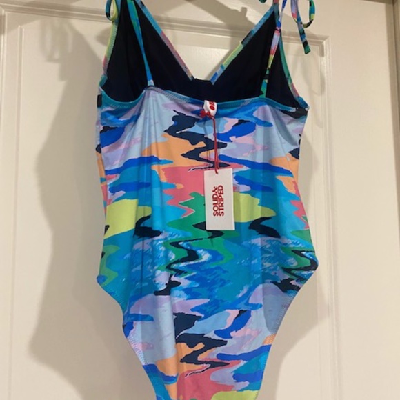 Solid and Striped Olympia Distortia One Piece Swimsuit - Picture 2 of 4